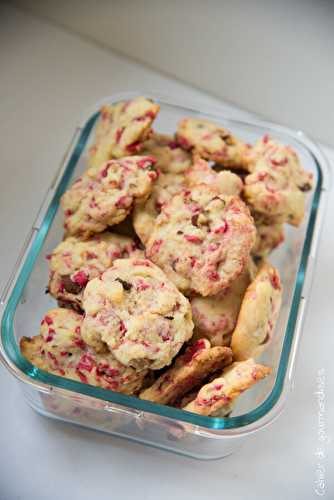 Cookies aux pralines roses