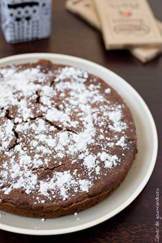 Gâteau ricotta au chocolat & framboises