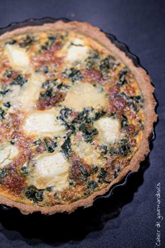 Quiche épinards et chèvre