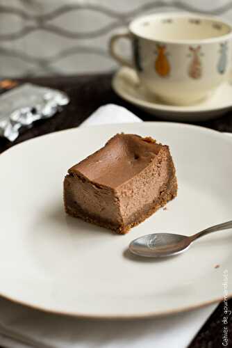 Cheesecake au chocolat & cookies | Cahier de gourmandises