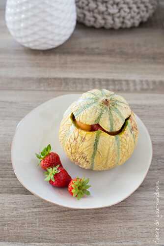 Melon surprise aux fruits