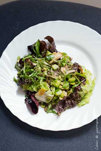 Salade de fèves fraîches et courgettes | Cahier de gourmandises