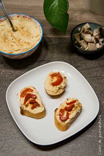 Houmous aux poivrons grillés