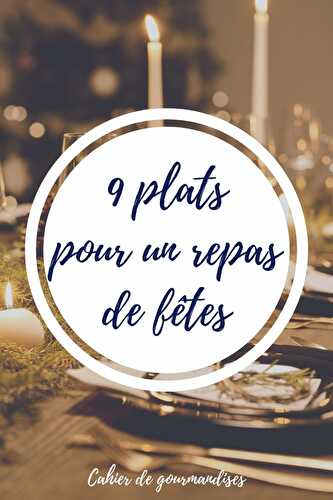 9 idées de plats pour les fêtes de #Noël #nouvelan