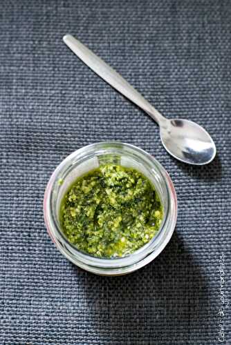 La recette traditionnelle du pesto de basilic