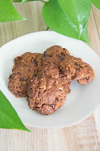 Cookies végan chocolat noix de pécan à la gomme d’acacia