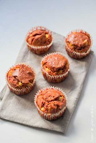 Muffins végétariens à la betteraves et feta