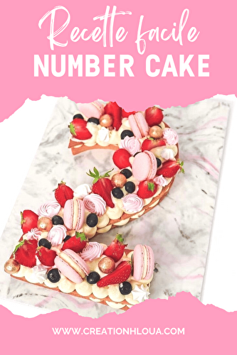 Number cake la recette facile avec astuces, inspirations et patrons à imprimer