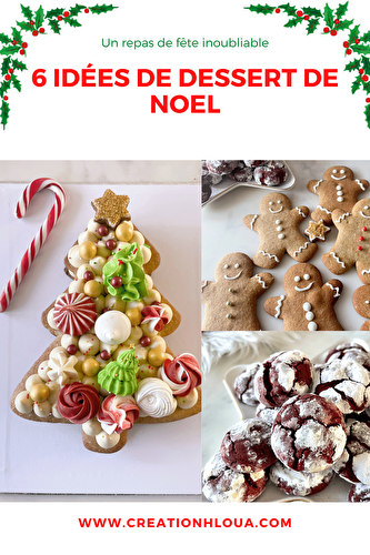 6 idées de dessert de Noël