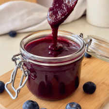 Curd aux myrtilles sans œufs : une crème fruitée, légère et facile à réaliser