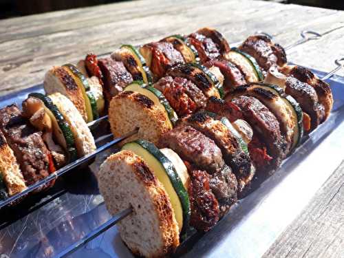 Brochettes de mini-burgers