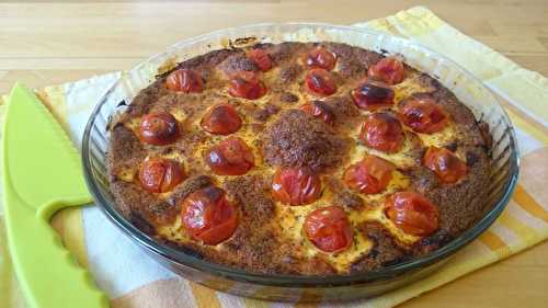 Clafoutis aux tomates cerises & thym