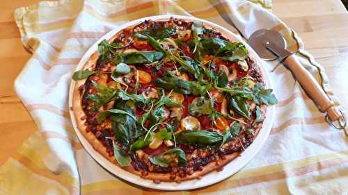 Pizza coppa, tomates cerise, roquette & mozzarella | Captain Slip : blog culinaire & confrérie du Slip !