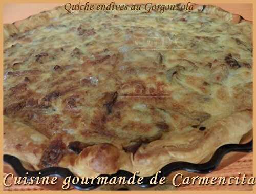 Quiches endives et gorgonzola  - Cuisine Gourmande De Carmencita