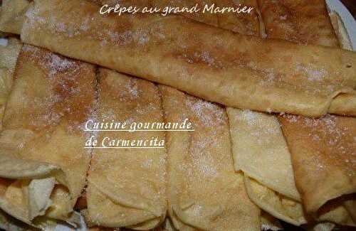 Crêpes sucrées au grand Marnier