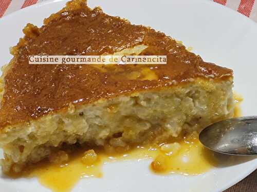 Gâteau de riz au caramel