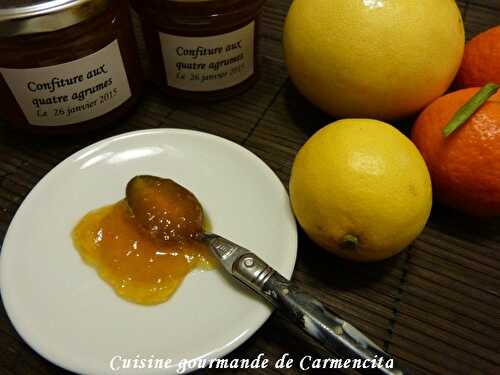 Confiture de pamplemousse, orange, mandarine et citron