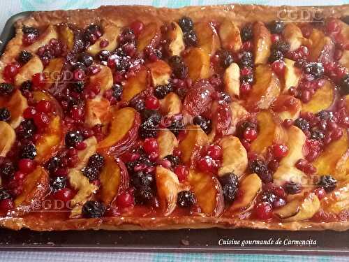 Tarte fine aux fruits d'été