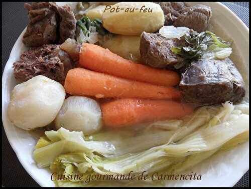 Pot-au-feu au paleron de boeuf