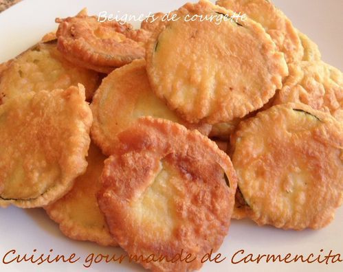 Beignets de courgette