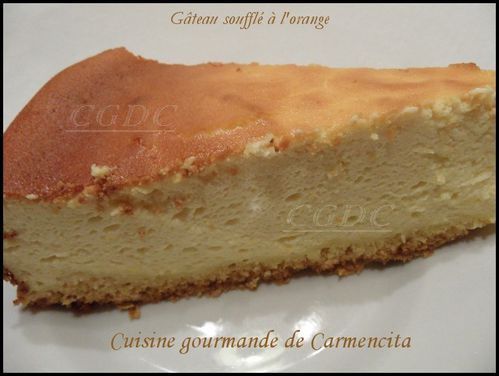 Gâteau soufflé à l'orange 