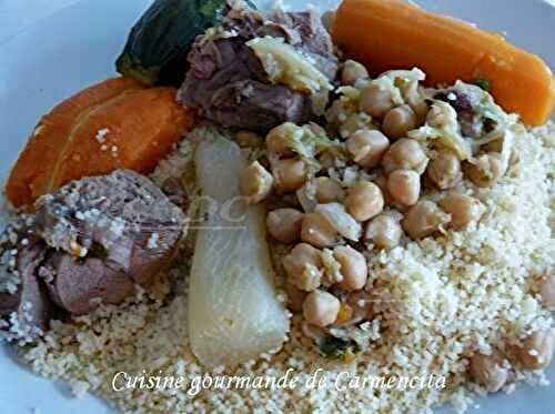 Couscous à l'agneau et aux légumes 