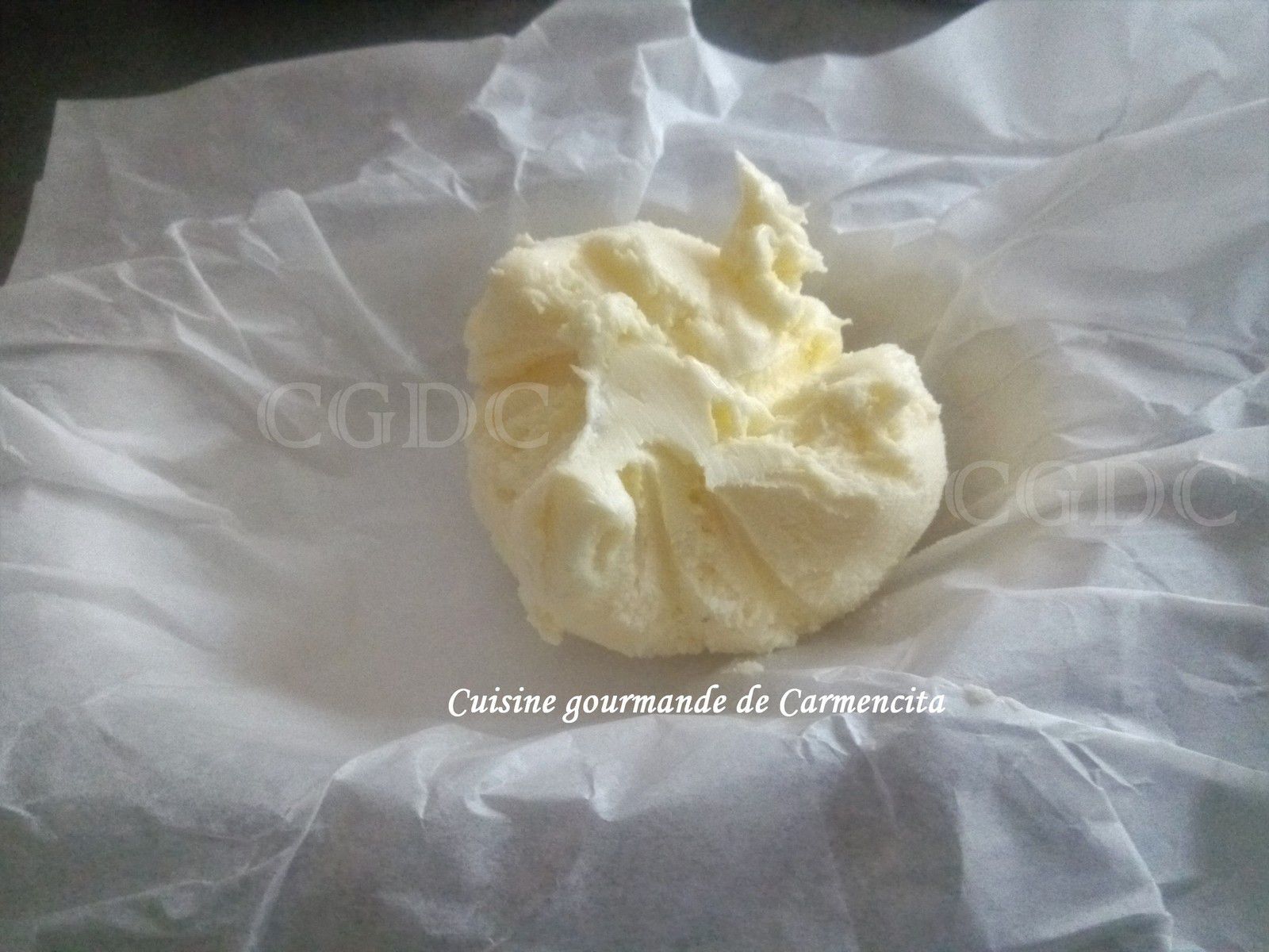Beurre doux fait maison