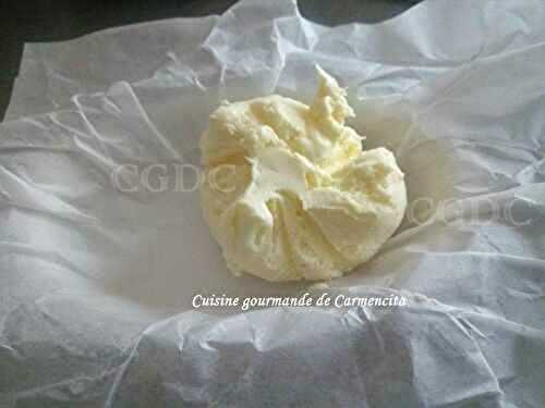 Beurre doux fait maison 