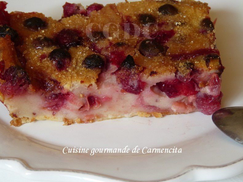 Cuajada aux cranberries et Limoncello