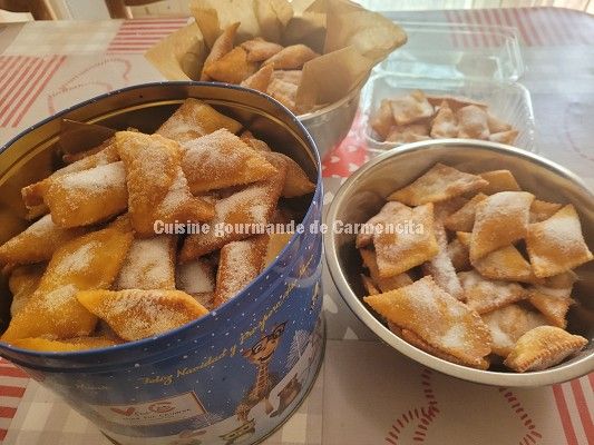 Oreillettes parfumées au rhum