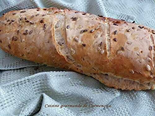Pain au levain Bichon aux graines de tournesol