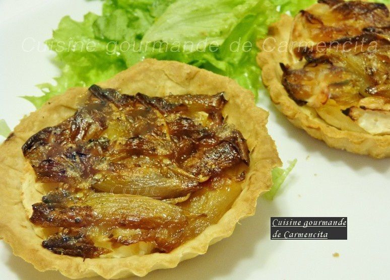 Tartelettes aux échalotesTraditionnelles Bio et chèvre