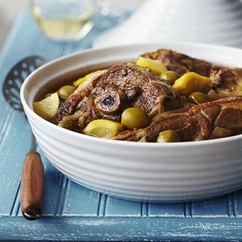 Tajine d'agneau au citron confit