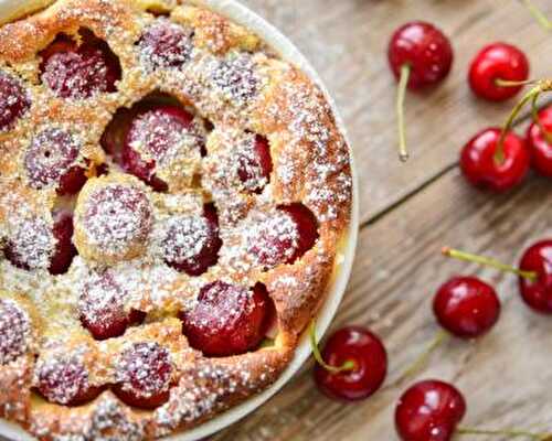 Clafoutis aux cerises et amandes