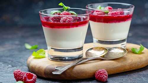 Panna cotta aux fruits rouges