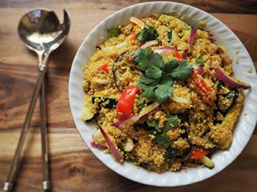Taboulé au quinoa et légumes croquants