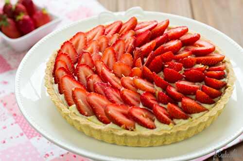 Tarte aux fraises à la crème pâtissière