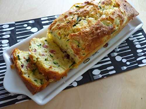 Cake aux courgettes et chèvre