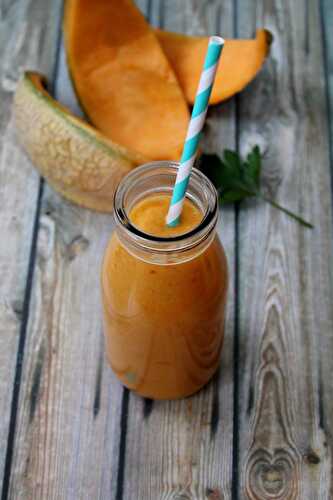 Gaspacho au melon et concombre