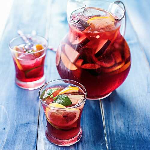 Sangria maison au vin rouge