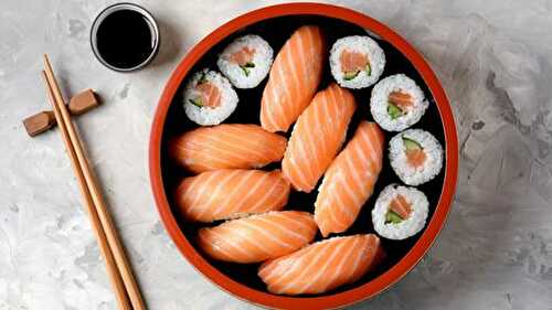 Sushis au saumon