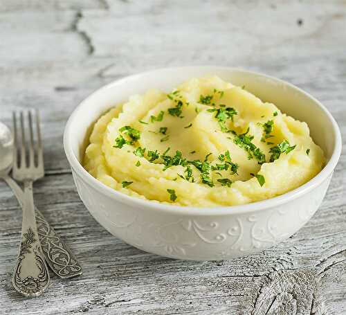 Purée de pommes de terre à la ciboulette