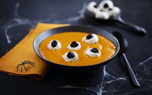 Soupe de courge pour halloween