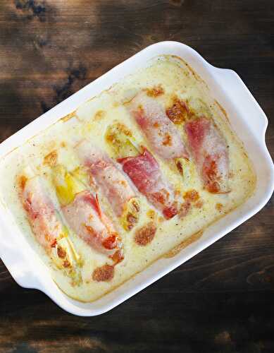 Endives au jambon à la béchamel