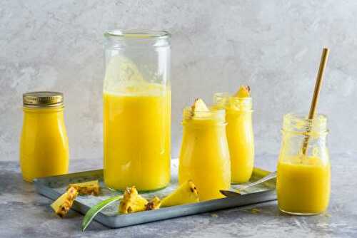 Smoothie à l'ananas et citron vert