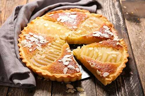 Tarte aux poires amandine