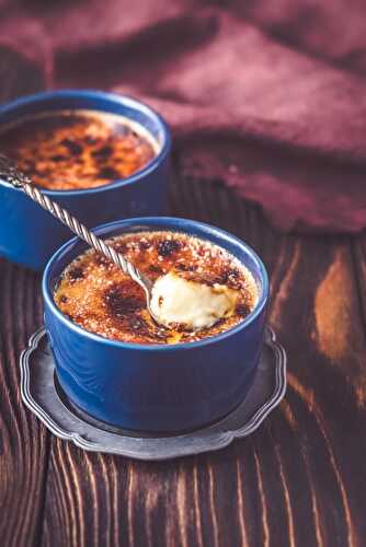 Crème brûlée à la vanille bourbon