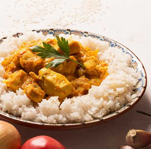 Emincé de poulet au curry