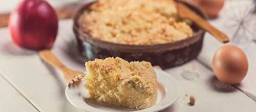 Streussel aux pommes et cannelle