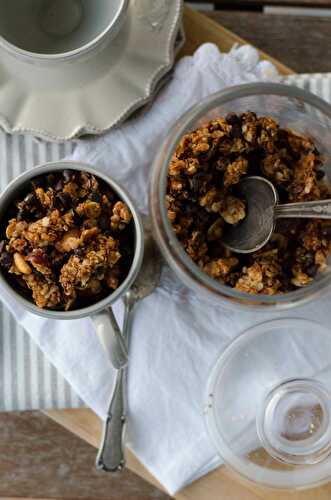 Granola chocolat et noisettes